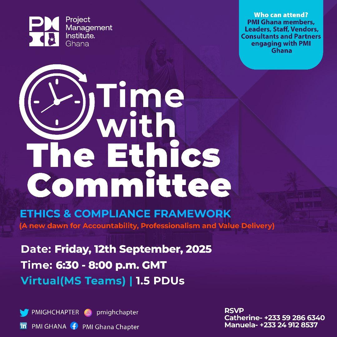 PMI Ghana Ethics Committee Engagement with Members